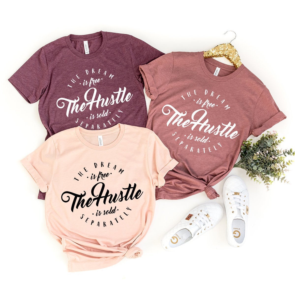 Separately Shi Sold T-Shirt, Is Is The Boss The Hustle Dream Free Girl –