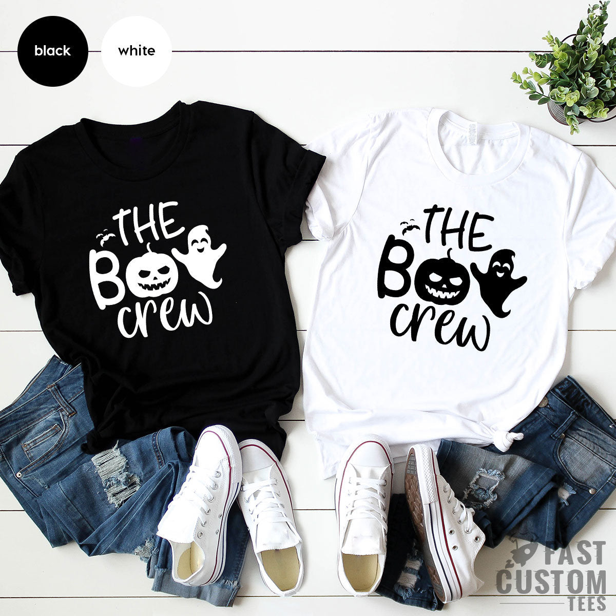 The Boo Crew Family Shirt, Shirt, Ghost Halloween Shirt, – Family Squad