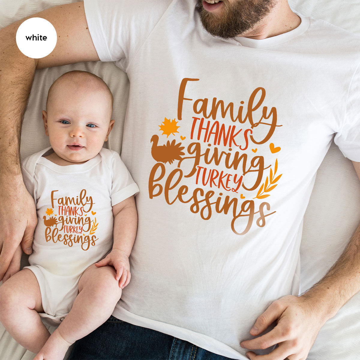 Family Thanksgiving Shirts, Gifts for Family, Autumn Crewneck Sweatshirt, Matching Family TShirts, Fall Vneck Tshirt, Turkey Graphic Tees