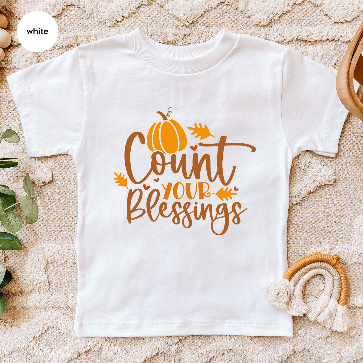 Cute Fall Outfit, Pumpkin Shirts, Gift for Her, Thanksgiving Clothing, Autumn Crewneck Sweatshirt, Blessed Vneck Tshirt, Leaves Graphic Tees