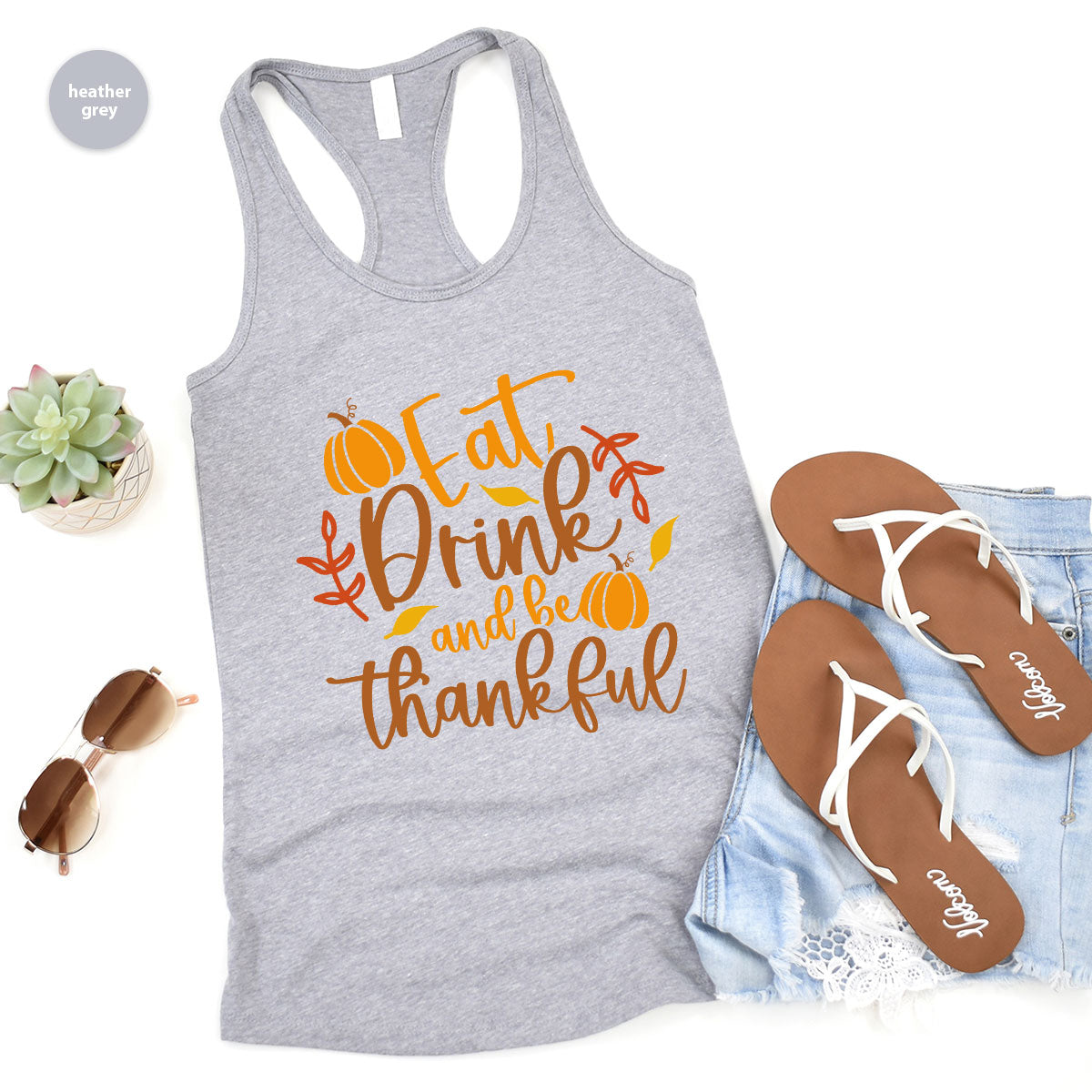 Cute Pumpkin T-Shirt, Fall Graphic Tees, Thankful Gifts, Thanksgiving Outfits, Autumn Crewneck Sweatshirt, Fall Leaves Vneck Shirt