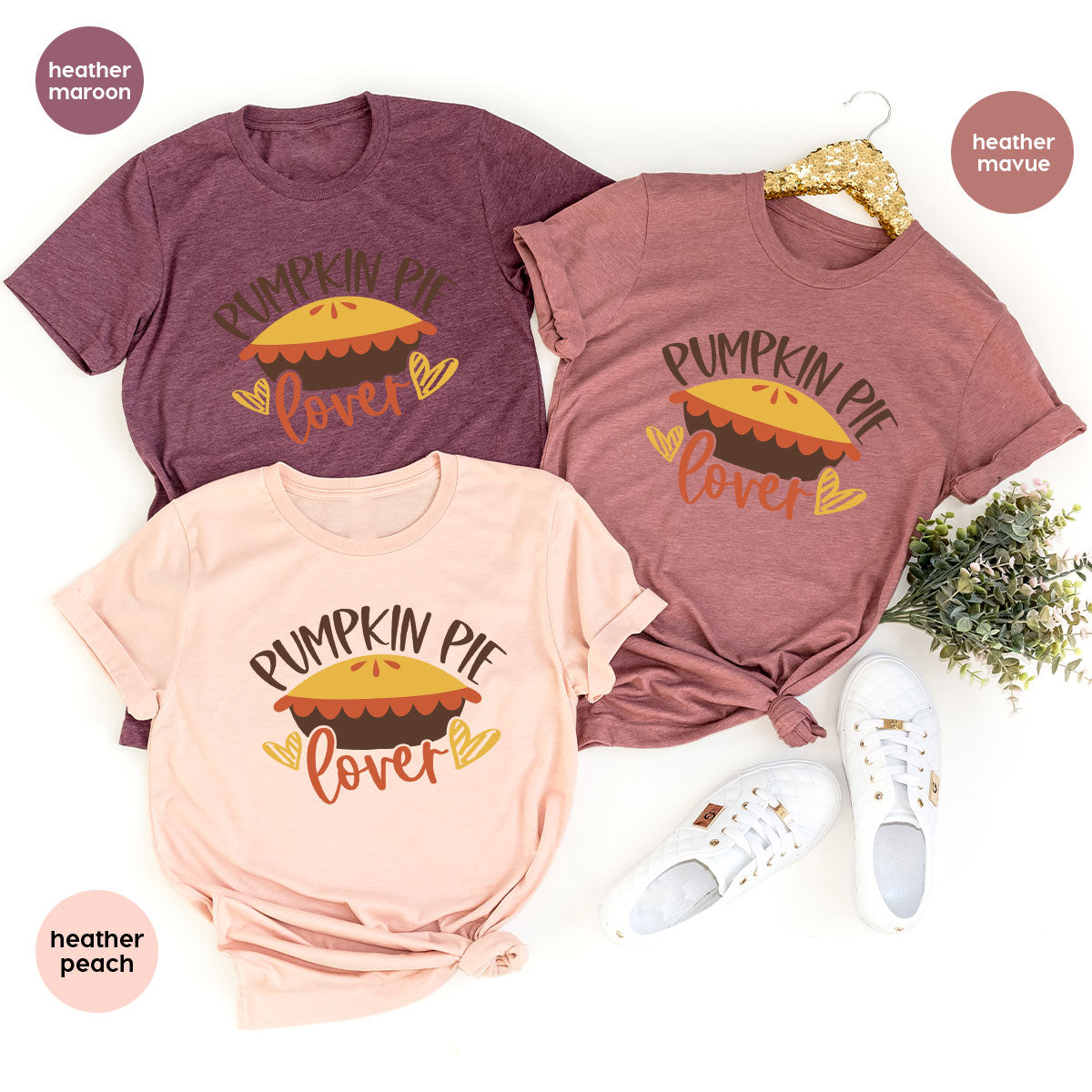 Kids Thanksgiving Shirts, Pumpkin Pie Graphic Tees, Gift for Her, Fall Crewneck Sweatshirt, Cute Toddler Clothes, Autumn Vneck T-Shirt