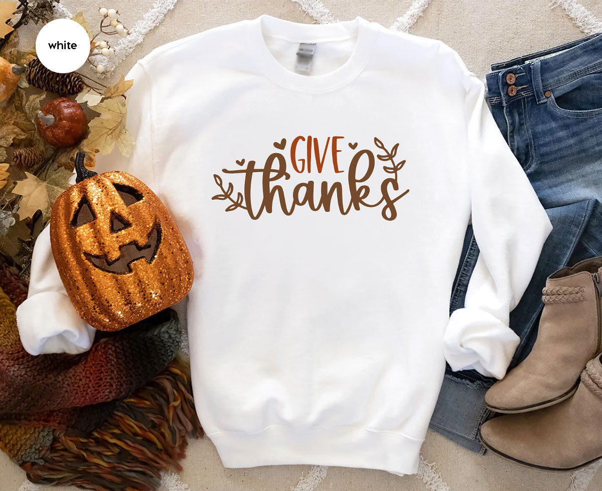 Thanksgiving Shirts, Thankful T-Shirt, Fall Vneck Tshirt, Matching Family Outfits, Thanksgiving Gifts, Kids Graphic Tees, Autumn Sweatshirt