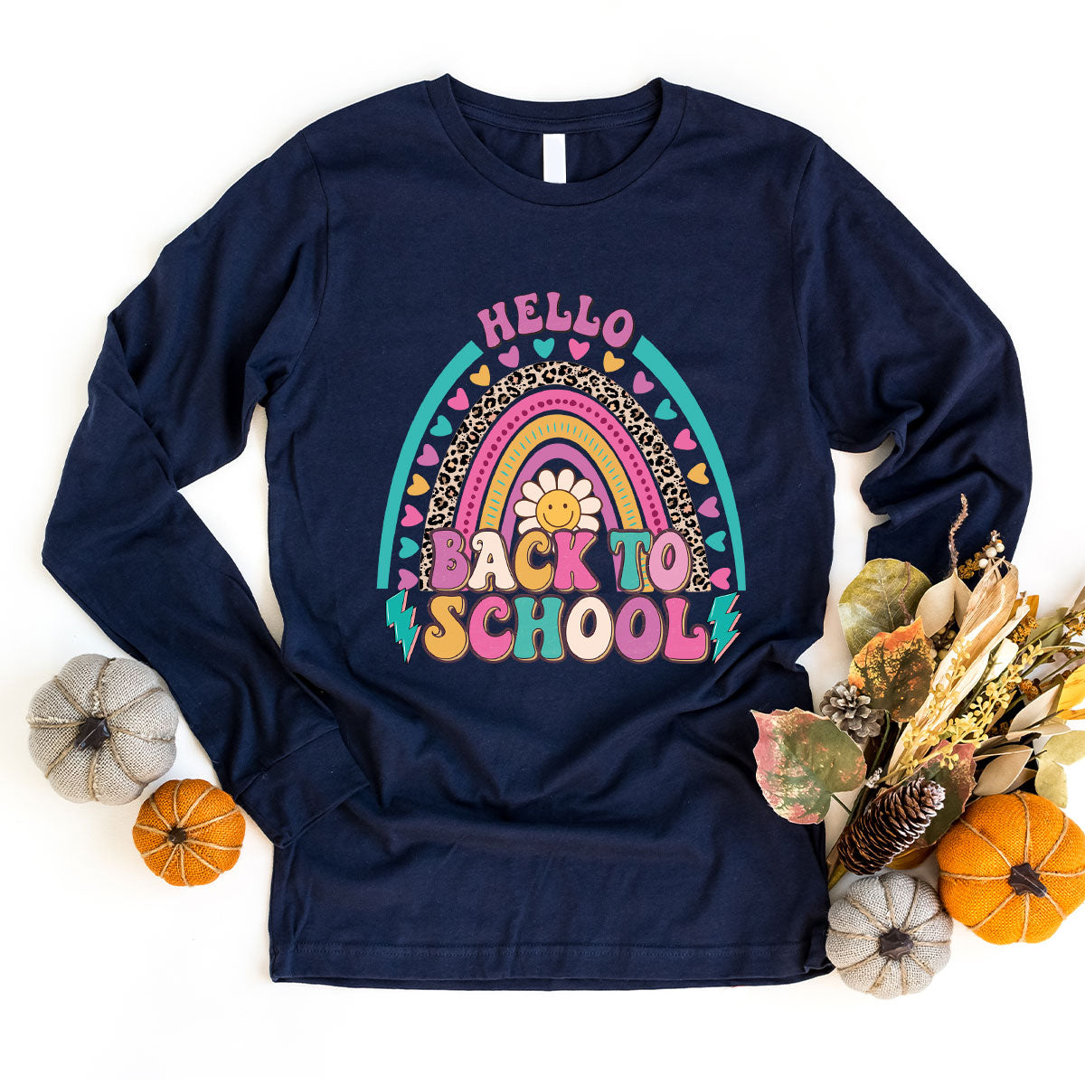 Inspirational Teacher Shirt, First Day Of School Clothing, Welcome Back To School Tshirt,n ainbow Graphic Tee