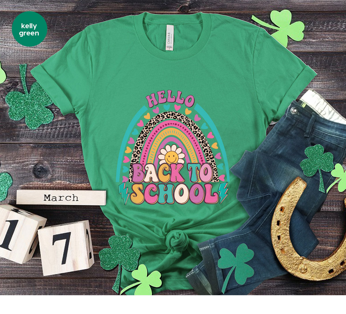 Inspirational Teacher Shirt, First Day Of School Clothing, Welcome Back To School Tshirt,n ainbow Graphic Tee