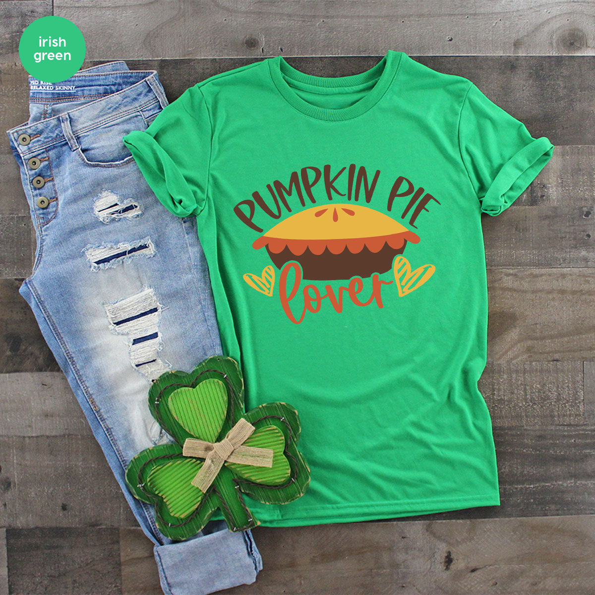 Kids Thanksgiving Shirts, Pumpkin Pie Graphic Tees, Gift for Her, Fall Crewneck Sweatshirt, Cute Toddler Clothes, Autumn Vneck T-Shirt