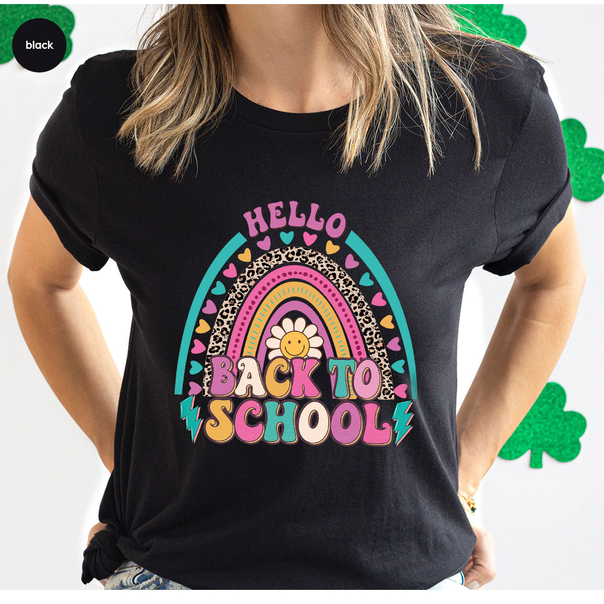 Inspirational Teacher Shirt, First Day Of School Clothing, Welcome Back To School Tshirt,n ainbow Graphic Tee