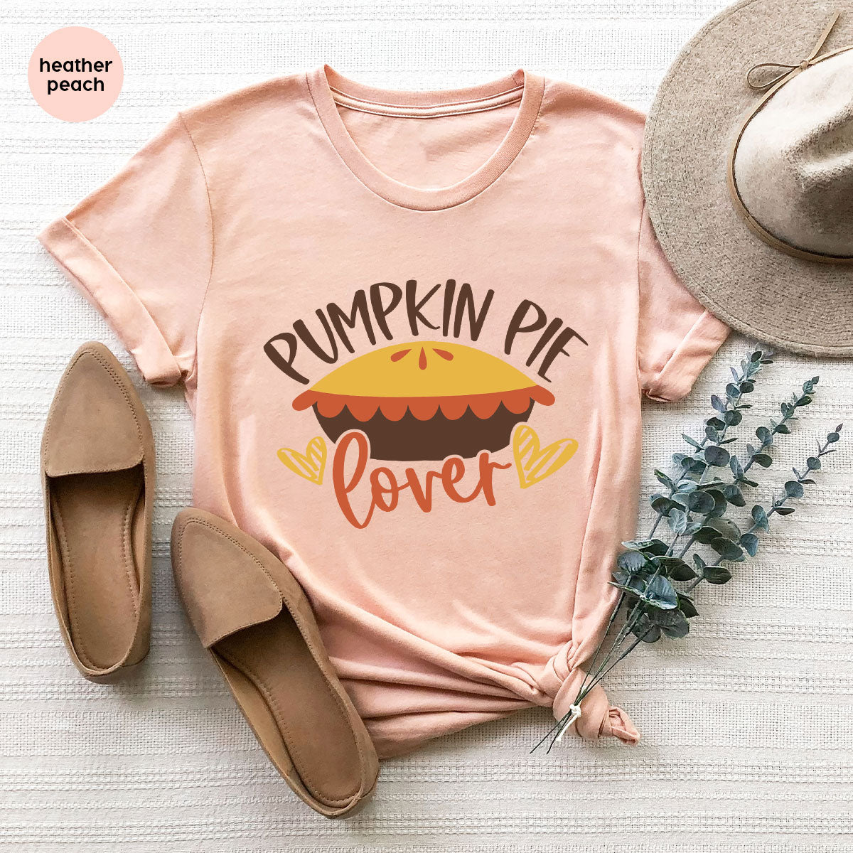 Kids Thanksgiving Shirts, Pumpkin Pie Graphic Tees, Gift for Her, Fall Crewneck Sweatshirt, Cute Toddler Clothes, Autumn Vneck T-Shirt