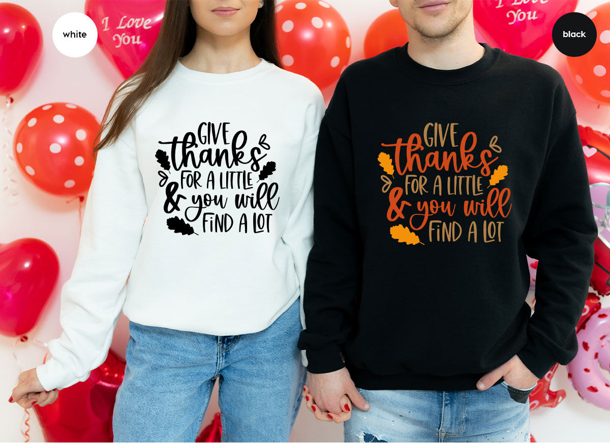 Thanksgiving T-Shirt, Cute Autumn Outfit, Thankful Vneck Tshirt, Fall Crewneck Sweatshirt, Fall Womens Clothing, Blessed Graphic Tees