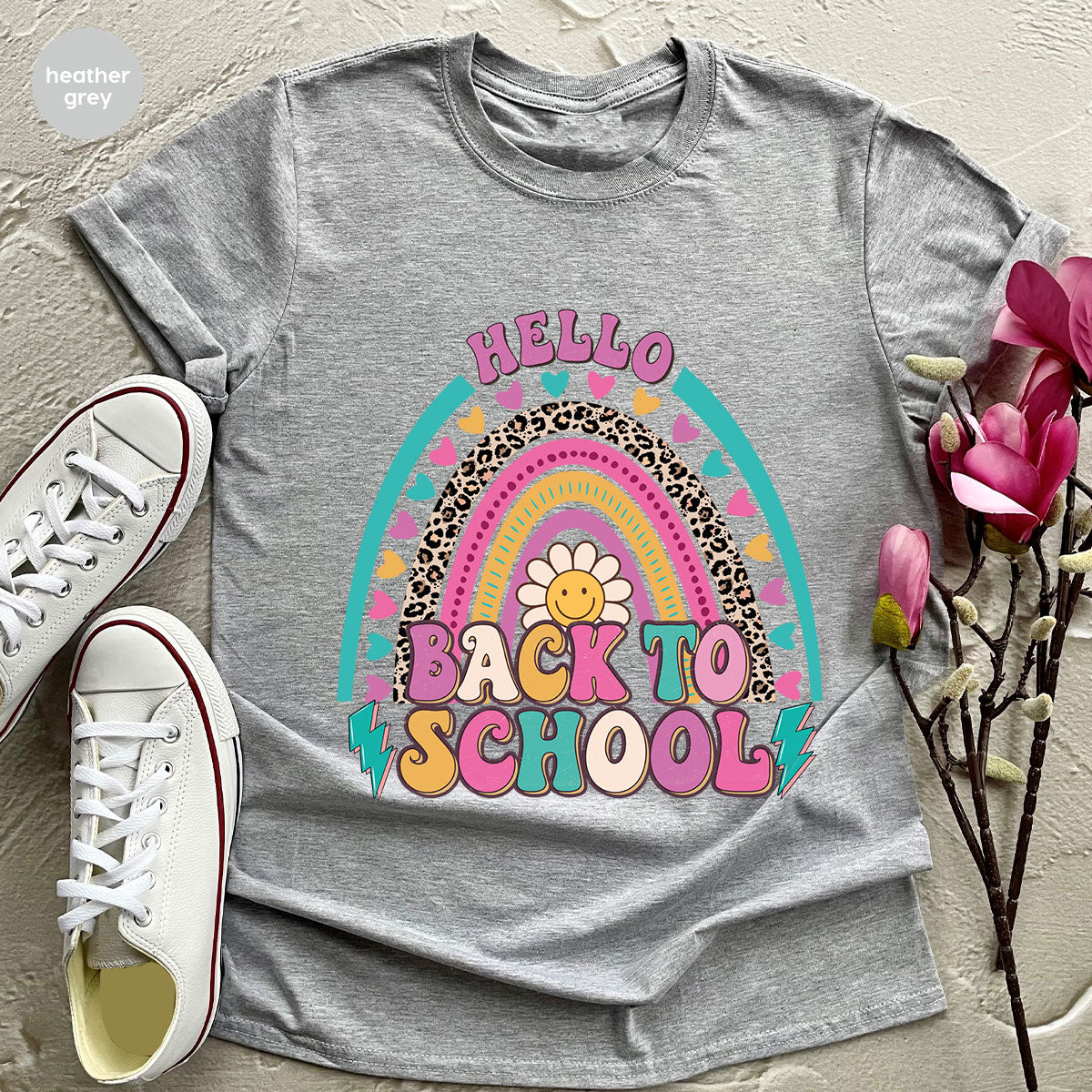 Inspirational Teacher Shirt, First Day Of School Clothing, Welcome Back To School Tshirt,n ainbow Graphic Tee