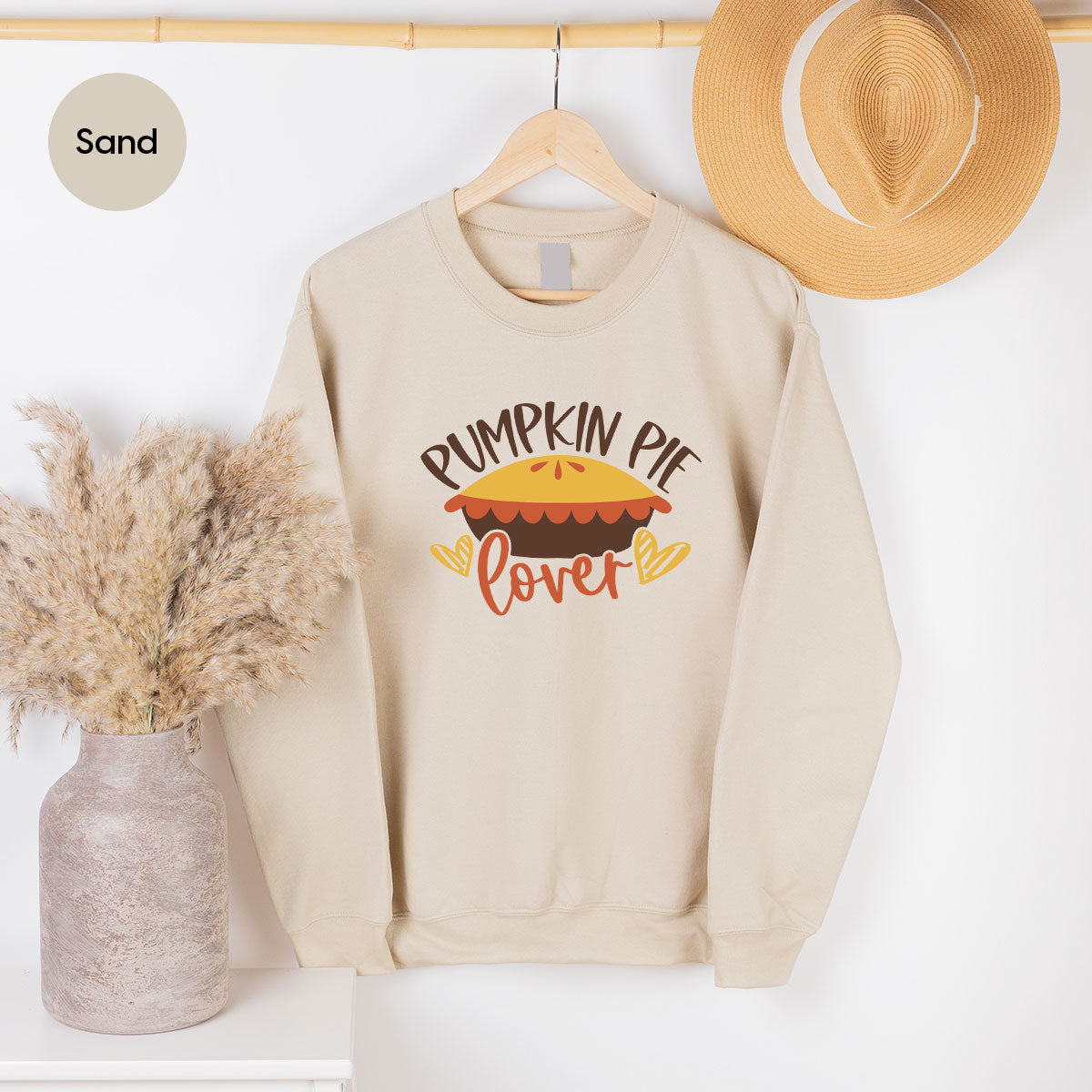 Kids Thanksgiving Shirts, Pumpkin Pie Graphic Tees, Gift for Her, Fall Crewneck Sweatshirt, Cute Toddler Clothes, Autumn Vneck T-Shirt