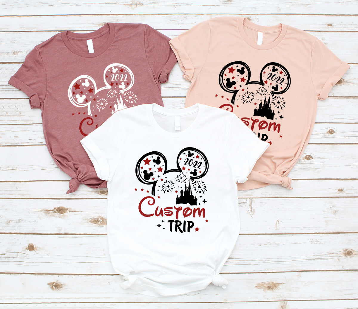 Custom Disney Vacation Shirt, Kids Disney Shirts, Disney Graphic Tees, Disney Ear Shirt, Disney Mickey Silhouette Tee, Disney Family Shirts