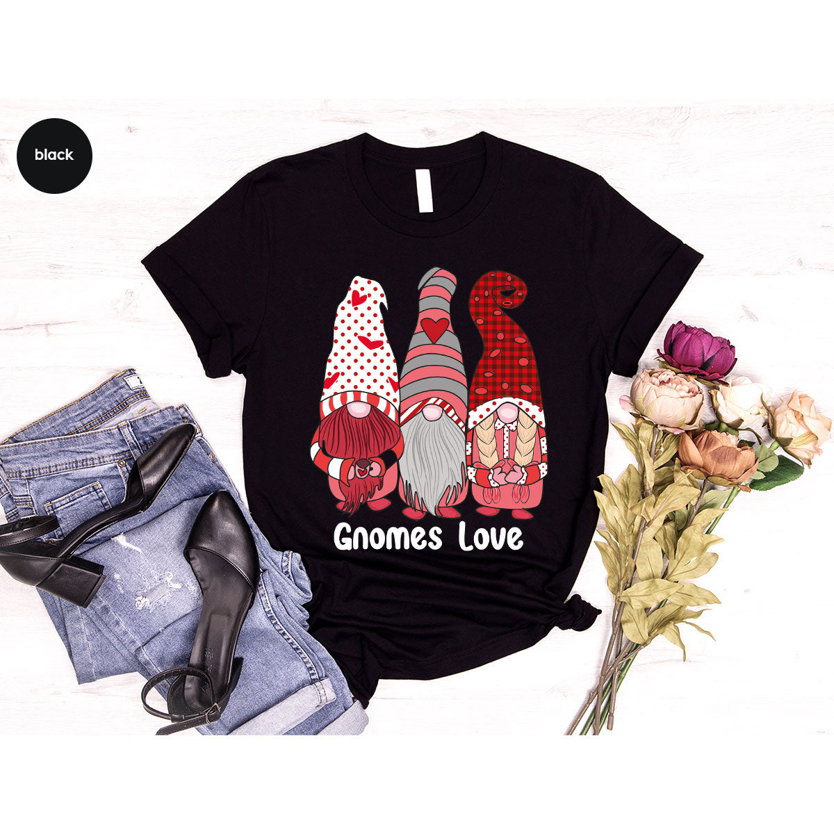 Gnomes Love Shirt, Love 4ever Shirt, Best Love T-Shirt, Valentine's Day Shirt 2023