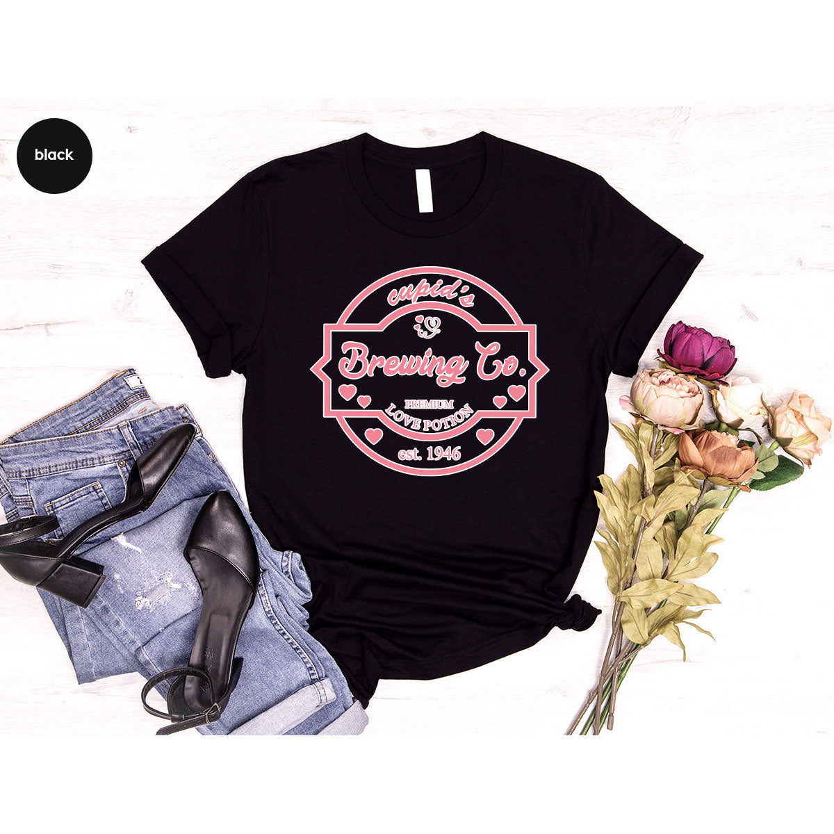 Valentine's Day Shirt, Love Poison T-Shirt, Brewing Co. Tee