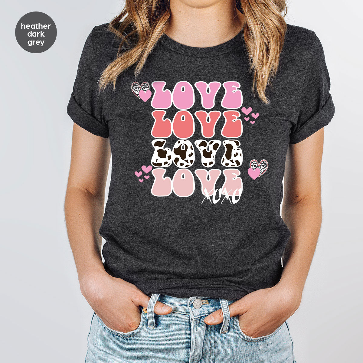 Love Shirt, Love Day T-Shirt, Valentine's Day Tee, 2023 Valentine's Day Gift