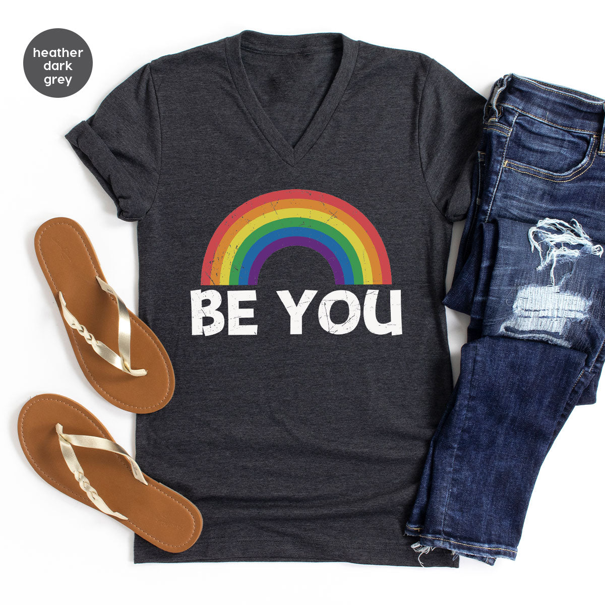 Rainbow T-Shirt, Be You Shirt, LGBT Pride Shirt, LGBT T-Shirt