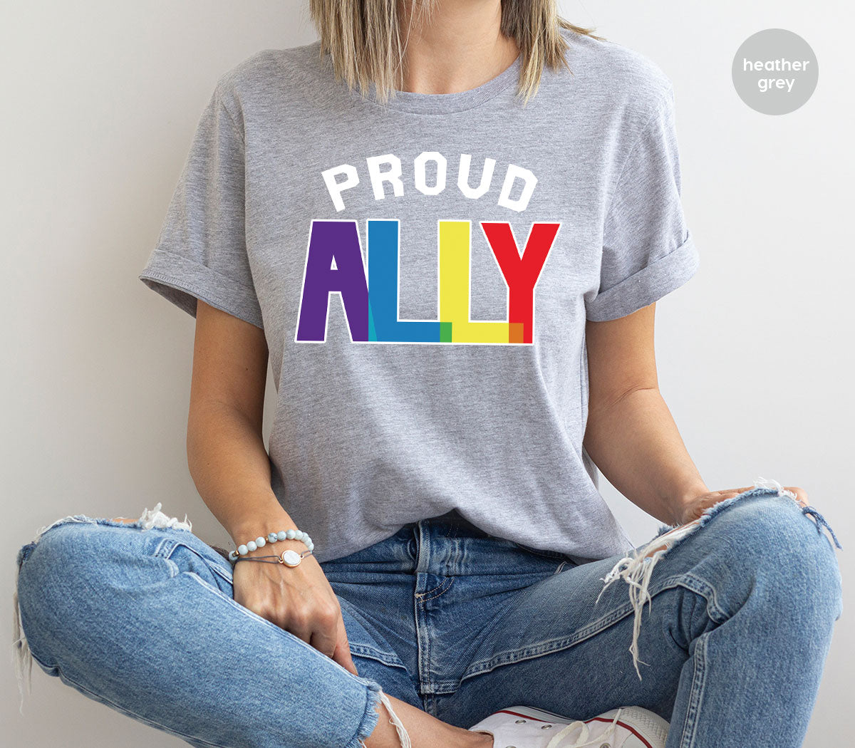 Proud Ally Shirt, LGBT Ally T-Shirt, LGBT Proud Tee