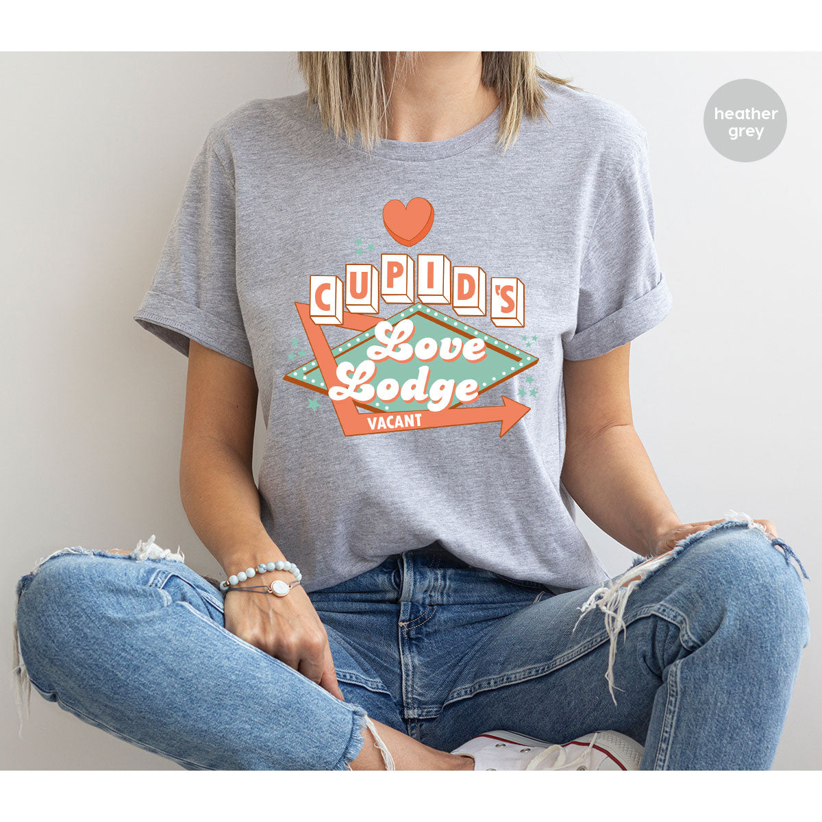 Love Lodge T-Shirt, Valentine's Day Tee, Cupid' Love Lodge Tee, Valentine Shirt