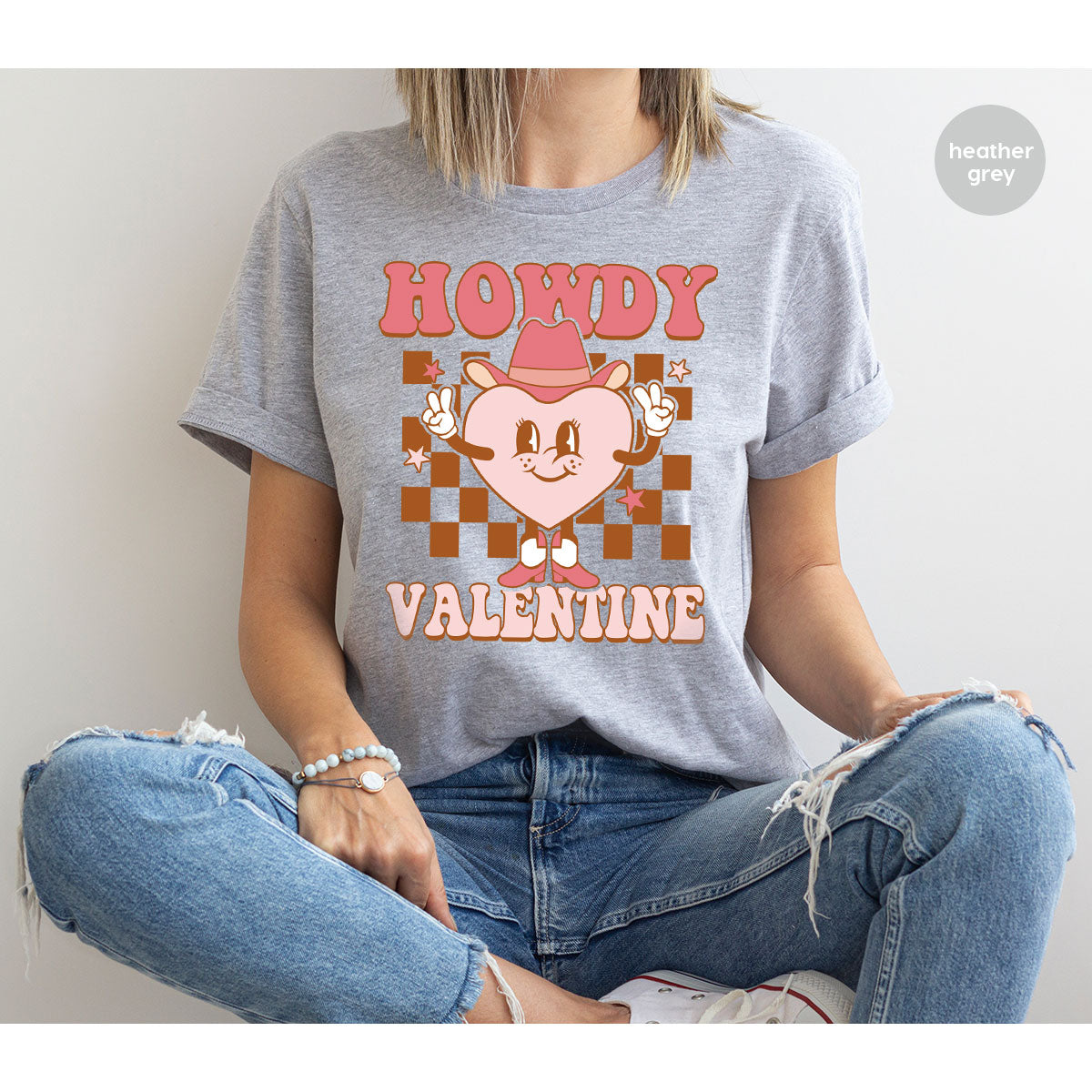 Howdy Valentine Shirt, 2023 Valentine's Day Shirt, Cute Feb 14 Tee