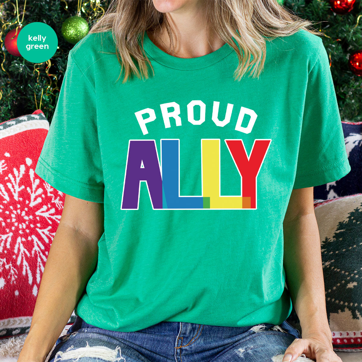 Proud Ally Shirt, LGBT Ally T-Shirt, LGBT Proud Tee