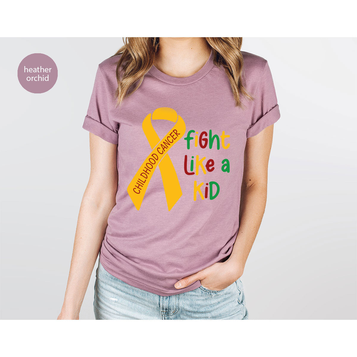 Fighting Like A Kid Shirt, Cancer Fight Shirt, Childhood Canver Fighter t-Shirt, Gift For Cancer Kids