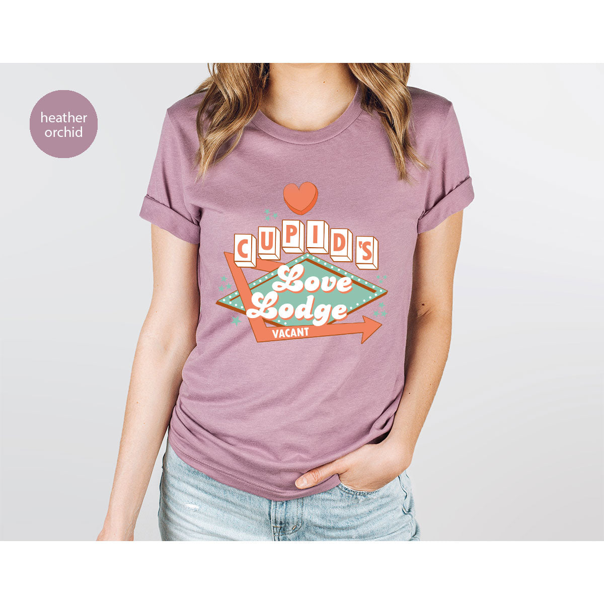 Love Lodge T-Shirt, Valentine's Day Tee, Cupid' Love Lodge Tee, Valentine Shirt