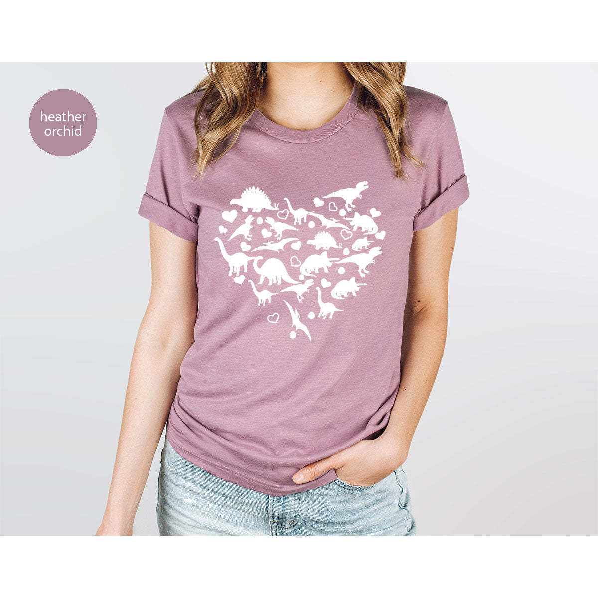 Dinosaur Shirt, Valentine Dinosaur T-Shirt, 2023 Valentine Gift