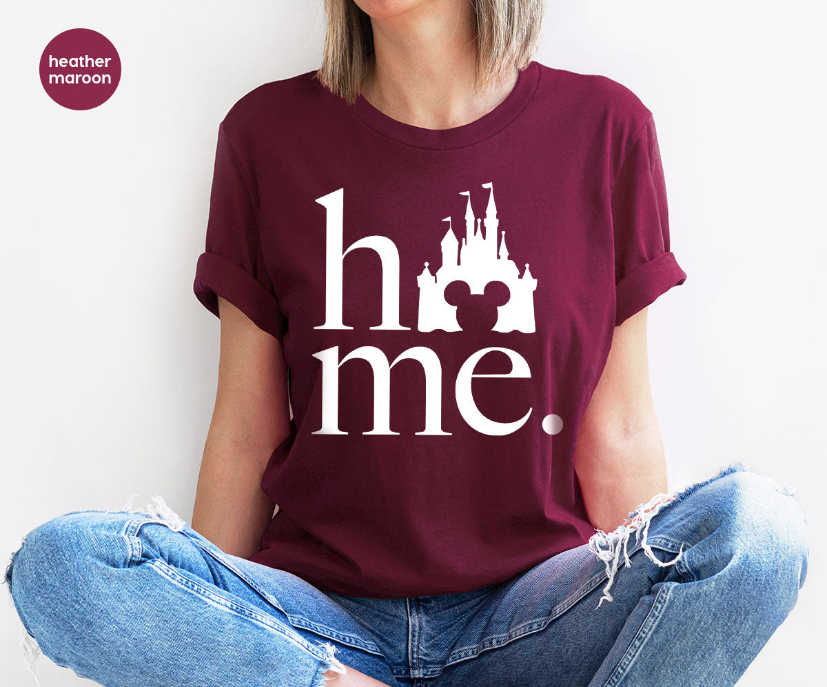 Disney Shirt, Disney Family Shirt, Disney Home Sweatshirt, Disney World Shirt, Disney Castle Graphic Tee for Kids, Disneyland Shirt