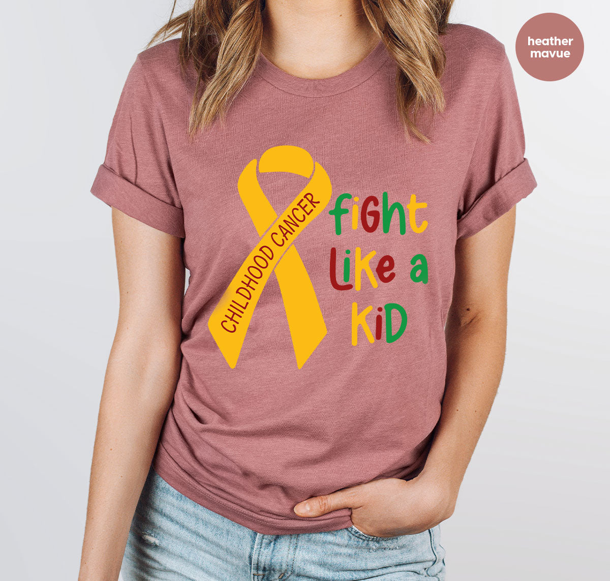 Fighting Like A Kid Shirt, Cancer Fight Shirt, Childhood Canver Fighter t-Shirt, Gift For Cancer Kids