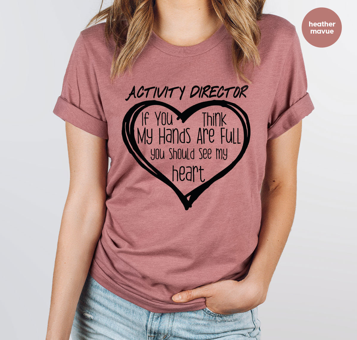 Activity Director Shirt, Love Shirt, Heart Shirt, Gift For Couples