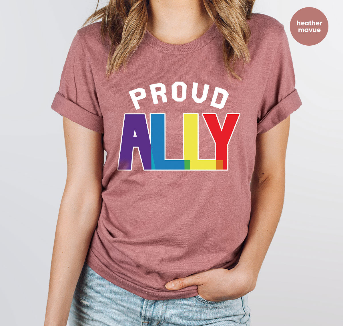 Proud Ally Shirt, LGBT Ally T-Shirt, LGBT Proud Tee