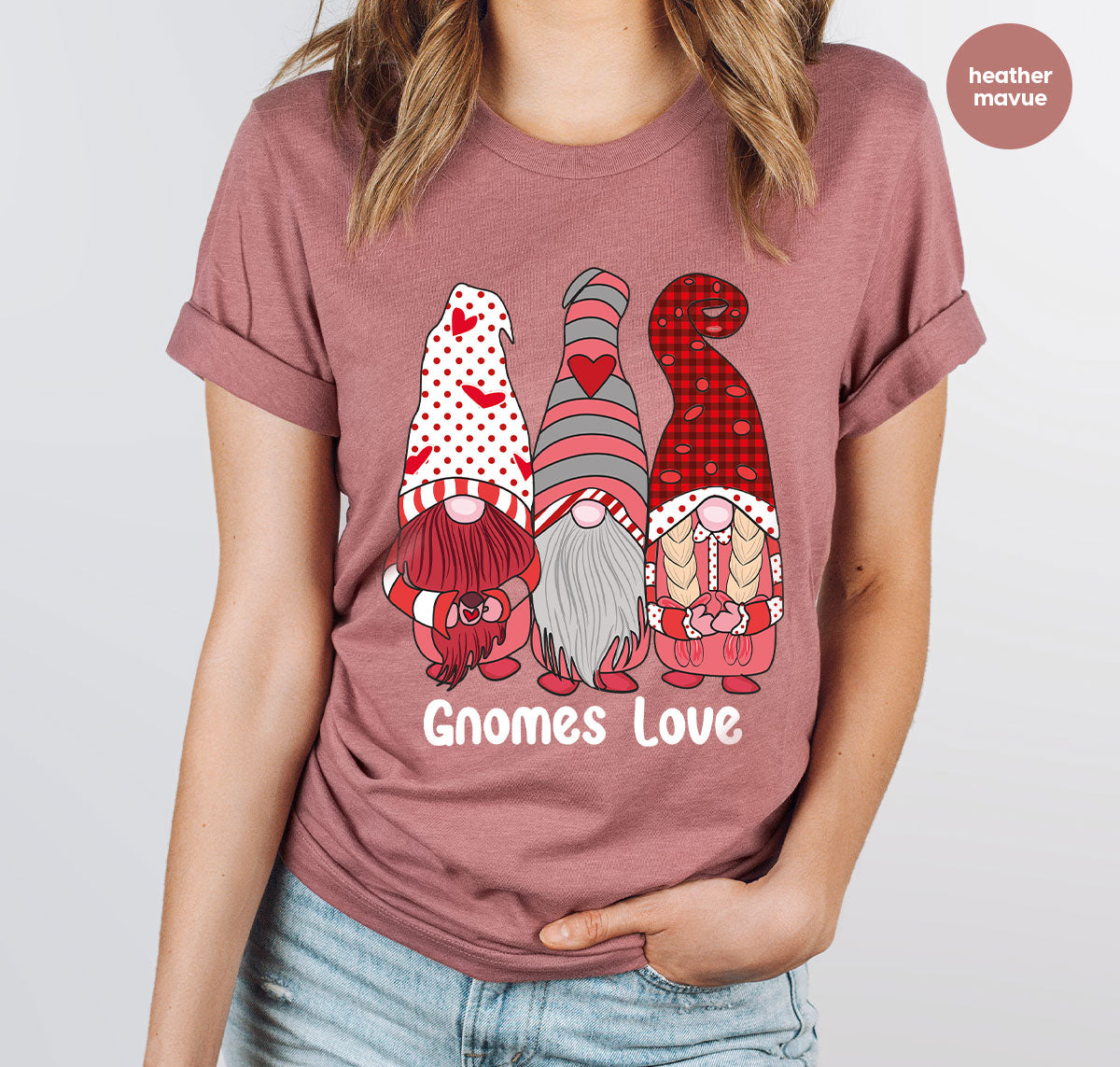 Gnomes Love Shirt, Love 4ever Shirt, Best Love T-Shirt, Valentine's Day Shirt 2023