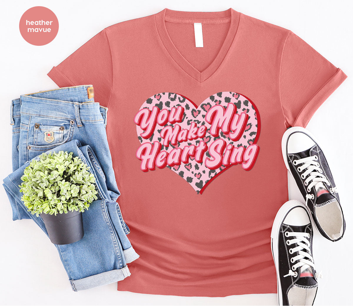 You Make My Heart Sing Shirt, Valentine's Day Romantic Gift