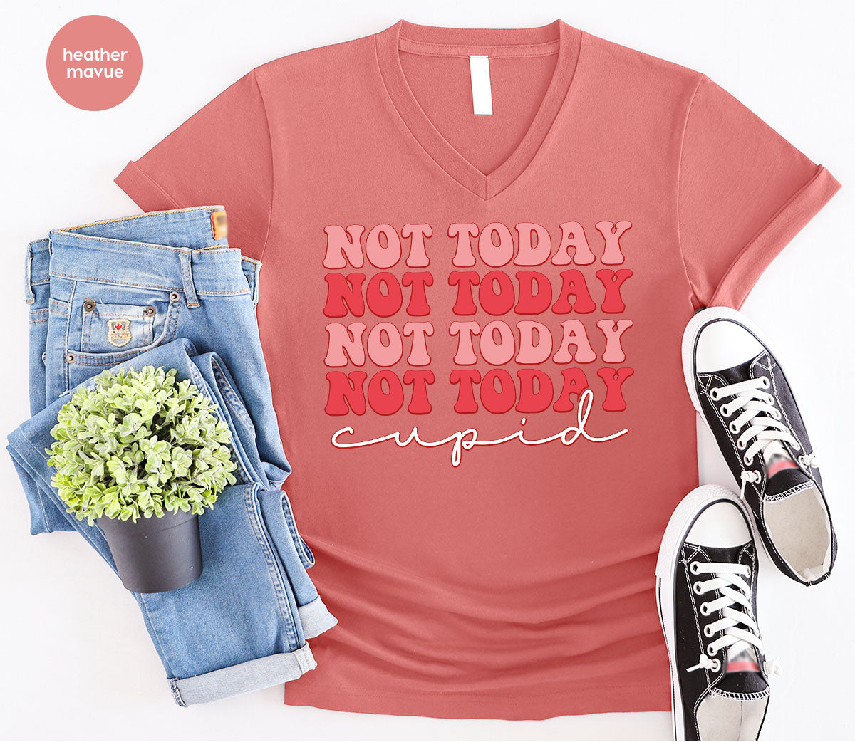 Not Today Shirt, Cupid T-Shirt, Cute Tee