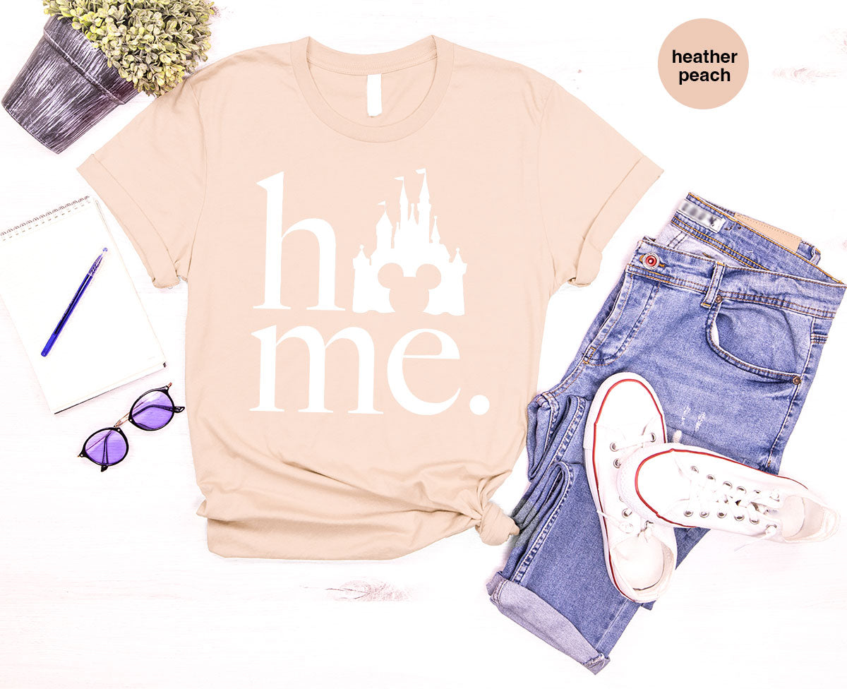 Disney Shirt, Disney Family Shirt, Disney Home Sweatshirt, Disney World Shirt, Disney Castle Graphic Tee for Kids, Disneyland Shirt