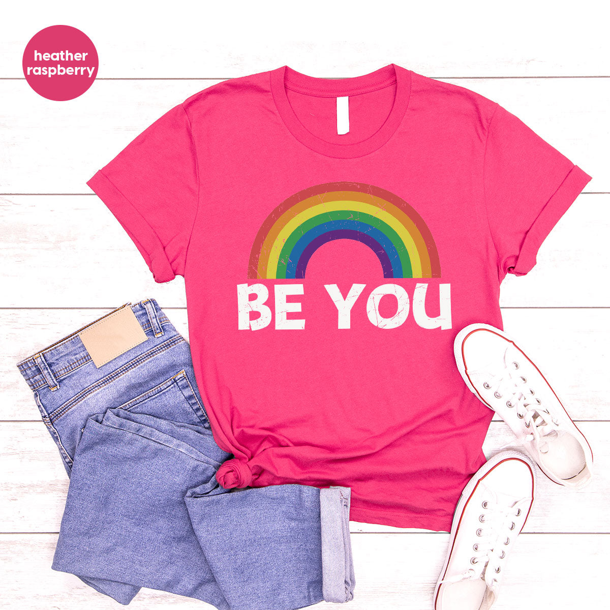 Rainbow T-Shirt, Be You Shirt, LGBT Pride Shirt, LGBT T-Shirt