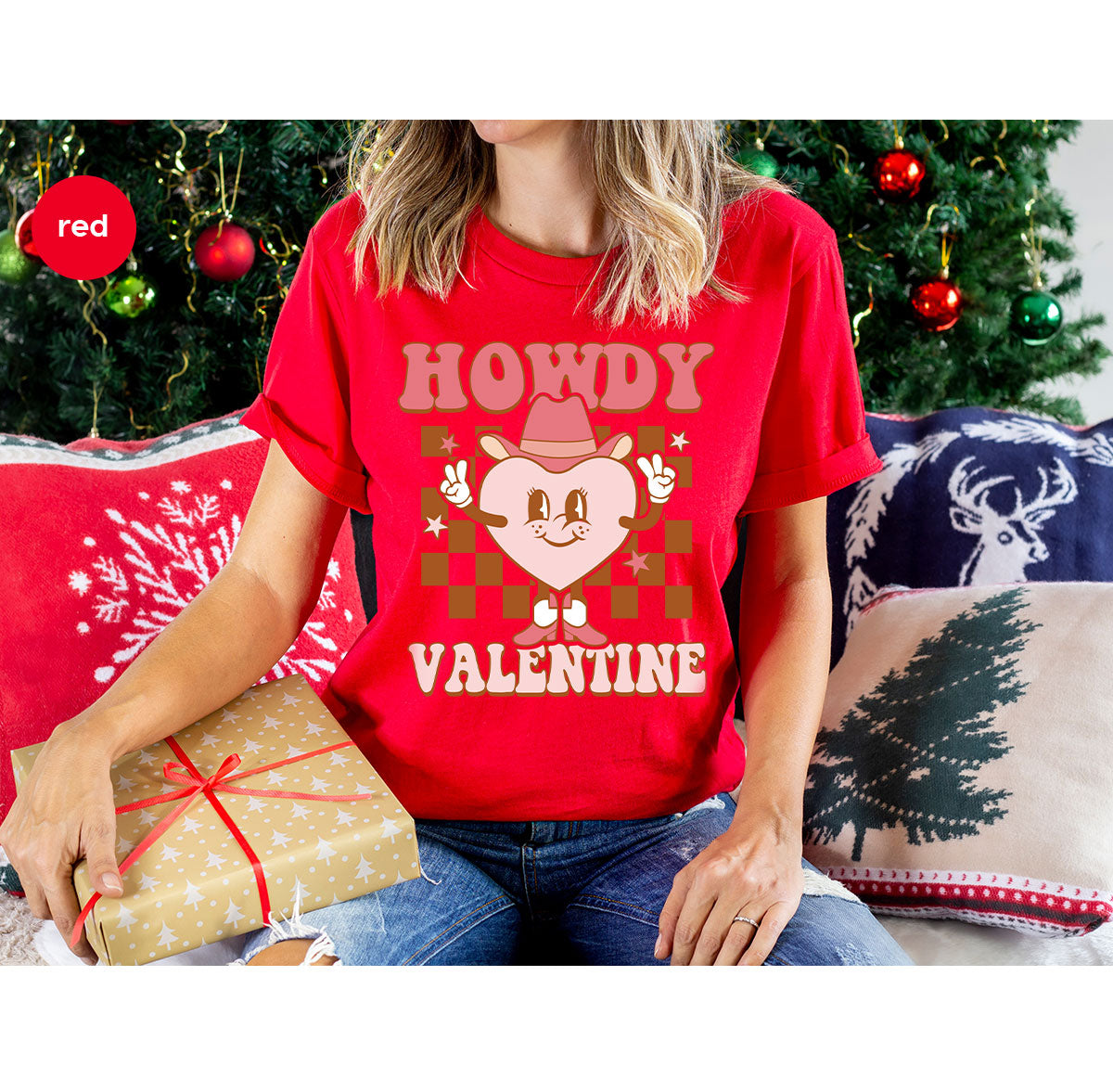 Howdy Valentine Shirt, 2023 Valentine's Day Shirt, Cute Feb 14 Tee