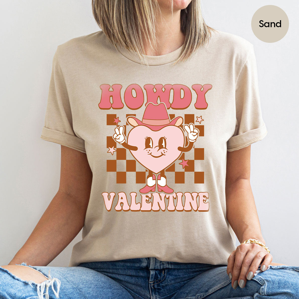 Howdy Valentine Shirt, 2023 Valentine's Day Shirt, Cute Feb 14 Tee