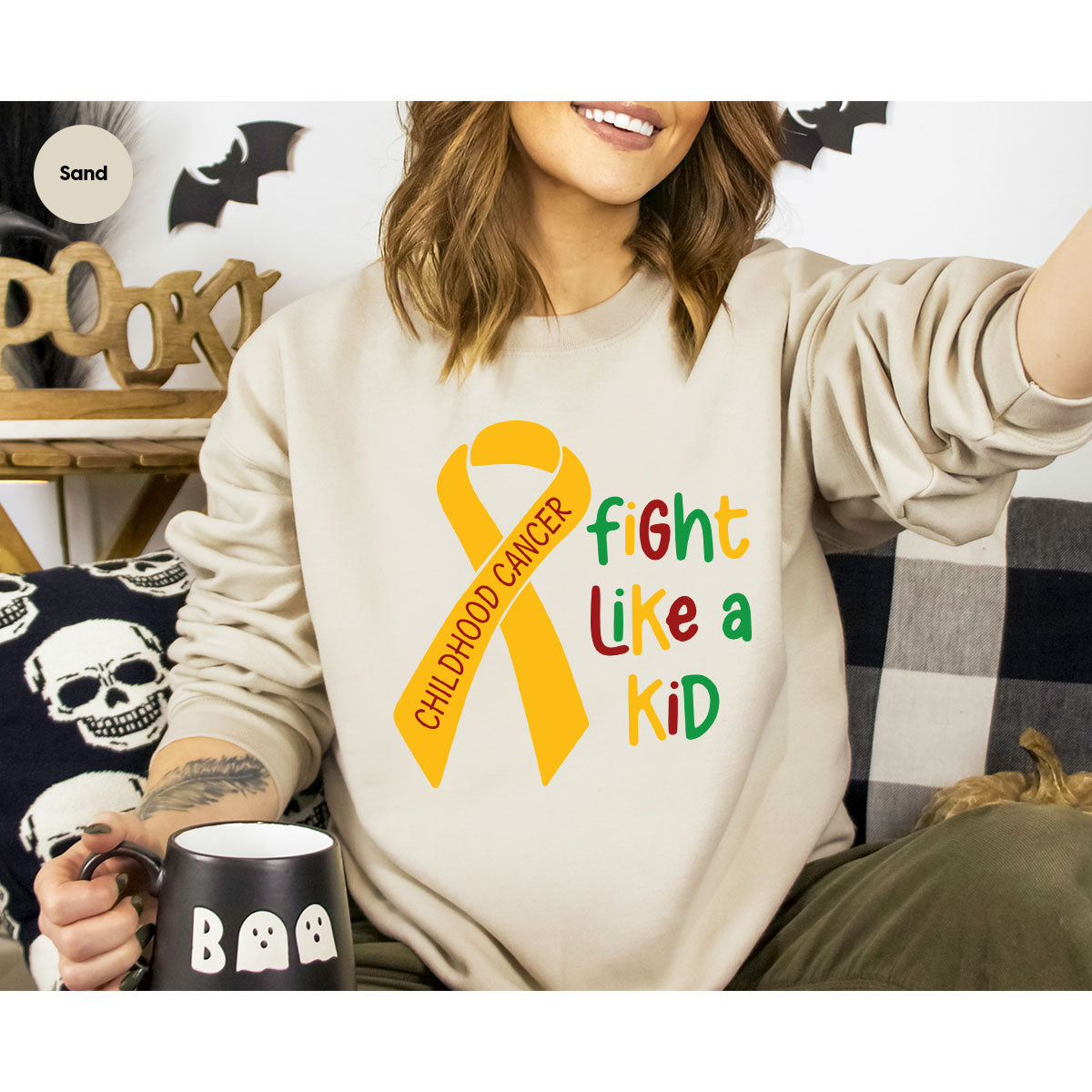 Fighting Like A Kid Shirt, Cancer Fight Shirt, Childhood Canver Fighter t-Shirt, Gift For Cancer Kids