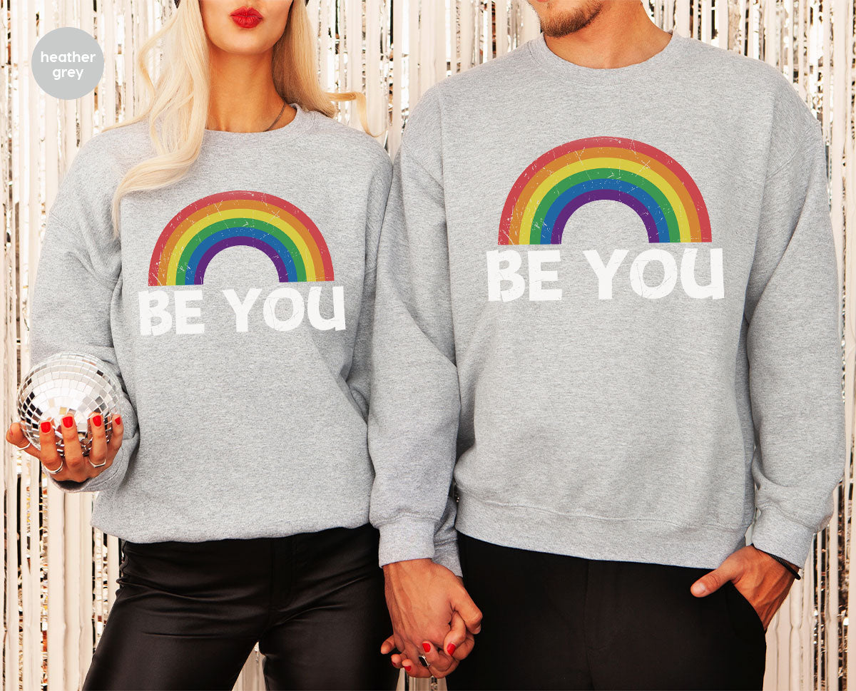 Rainbow T-Shirt, Be You Shirt, LGBT Pride Shirt, LGBT T-Shirt