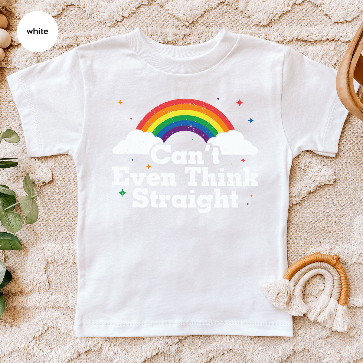 Can I Even Think Straight Shirt, Rainbow T-Shirt, LGBT T-Shirt