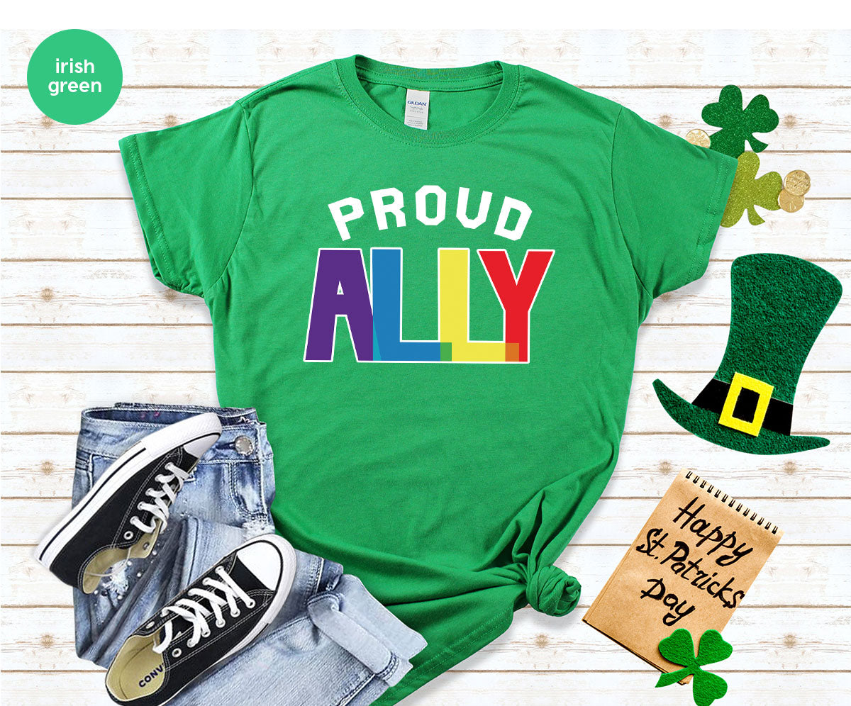 Proud Ally Shirt, LGBT Ally T-Shirt, LGBT Proud Tee