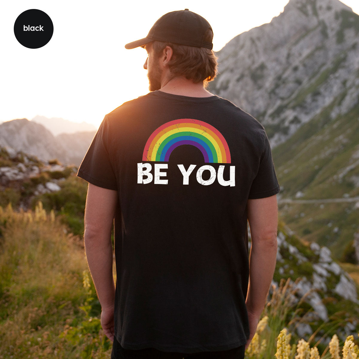 Rainbow T-Shirt, Be You Shirt, LGBT Pride Shirt, LGBT T-Shirt