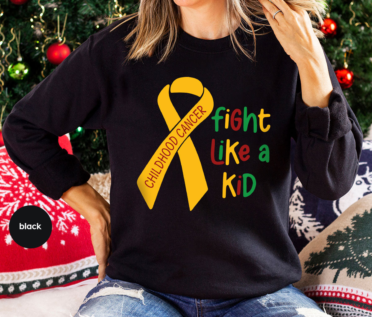 Fighting Like A Kid Shirt, Cancer Fight Shirt, Childhood Canver Fighter t-Shirt, Gift For Cancer Kids