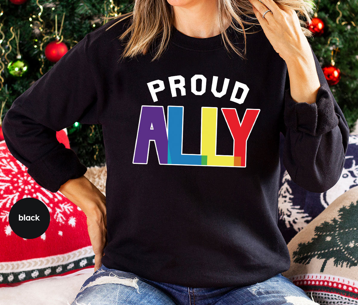 Proud Ally Shirt, LGBT Ally T-Shirt, LGBT Proud Tee