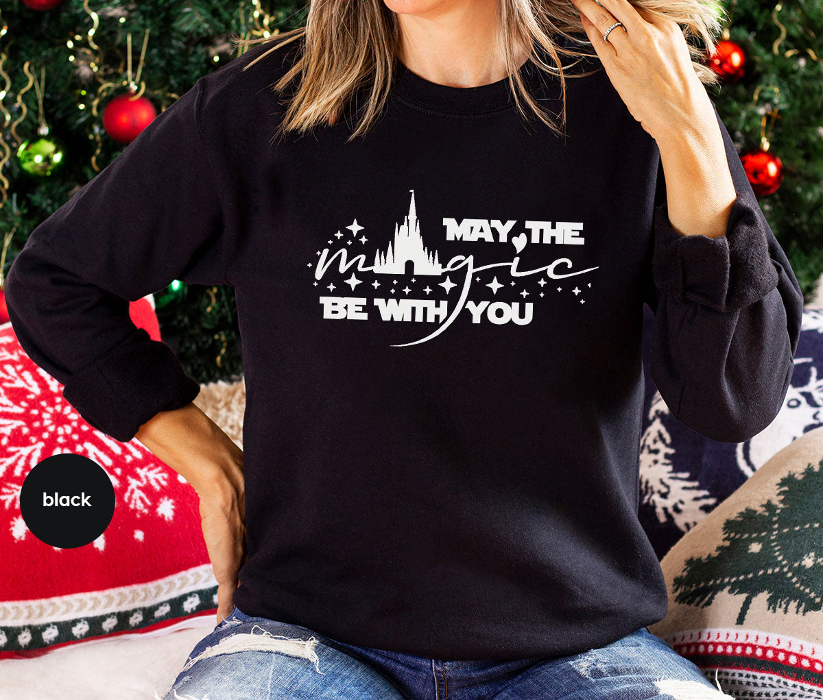 Disney Family Shirt, Disney Gift for Kids, Disney Castle Sweatshirt, Disney Birthday Gift for Her, Disney Shirt for Women