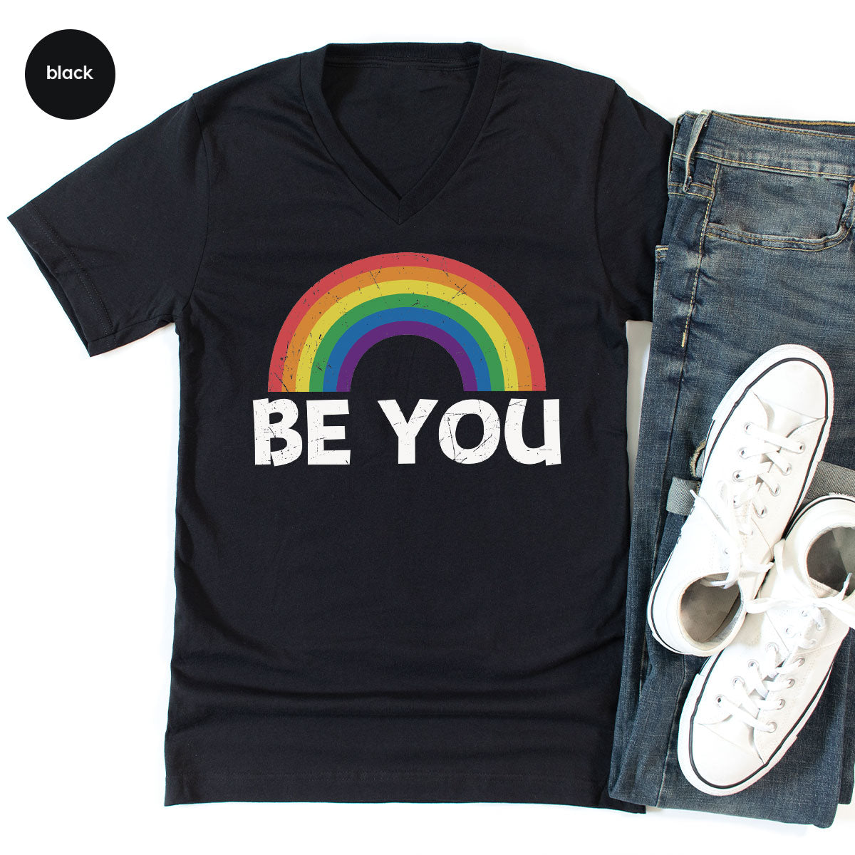 Rainbow T-Shirt, Be You Shirt, LGBT Pride Shirt, LGBT T-Shirt