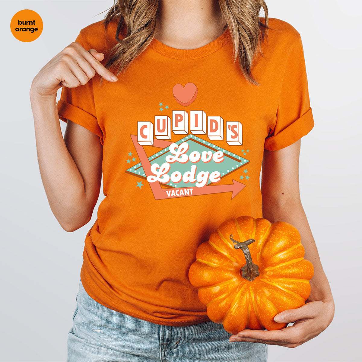 Love Lodge T-Shirt, Valentine's Day Tee, Cupid' Love Lodge Tee, Valentine Shirt