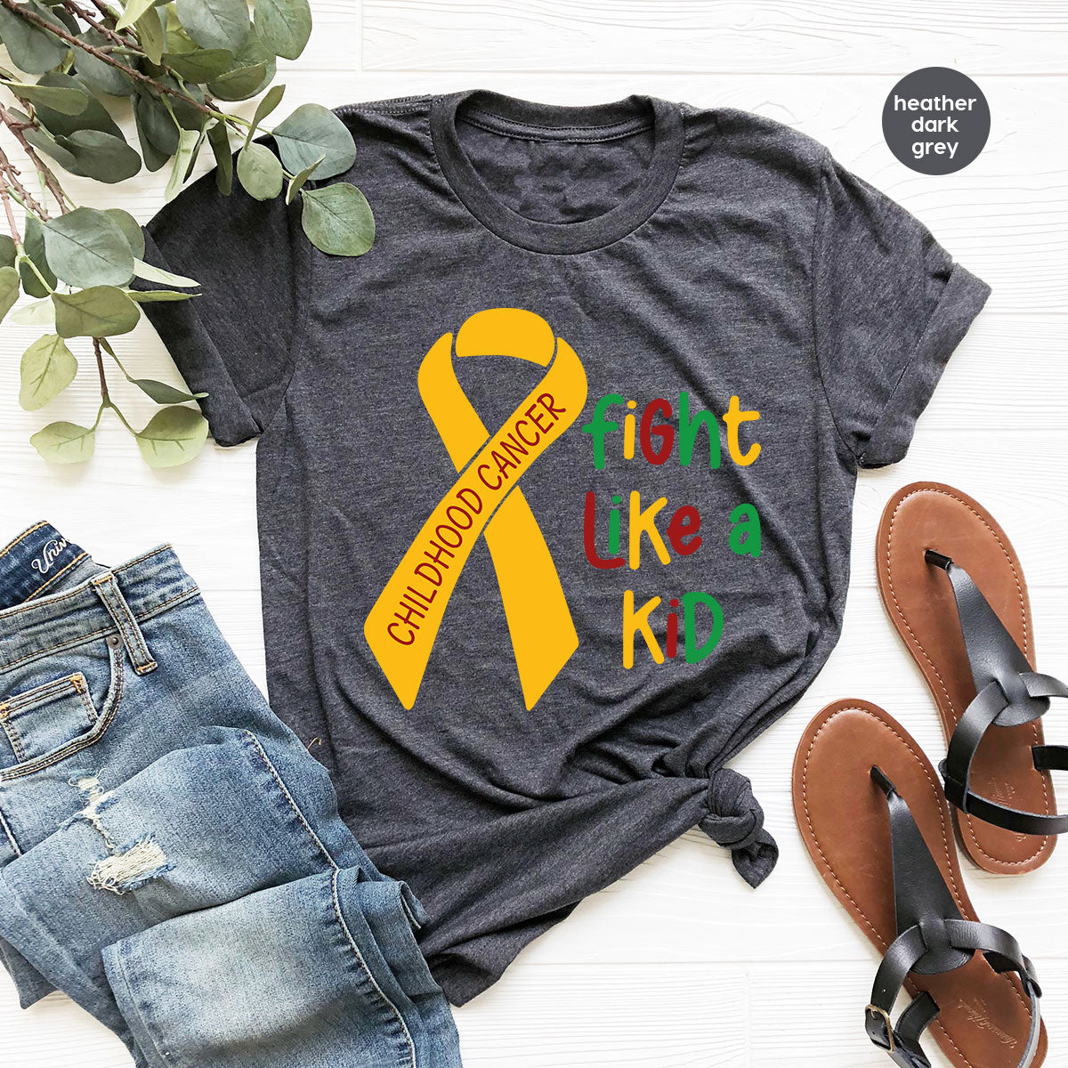 Fighting Like A Kid Shirt, Cancer Fight Shirt, Childhood Canver Fighter t-Shirt, Gift For Cancer Kids