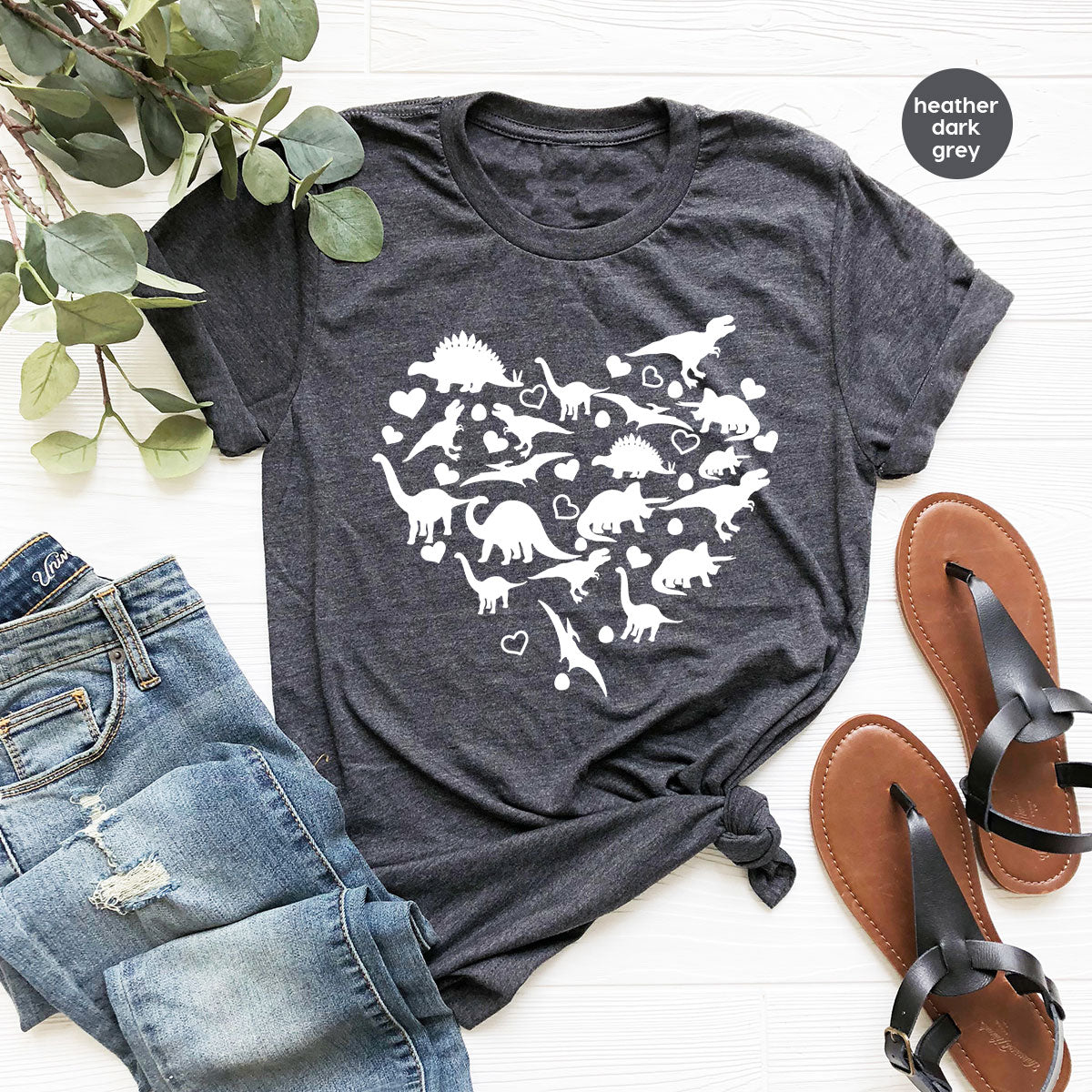 Dinosaur Shirt, Valentine Dinosaur T-Shirt, 2023 Valentine Gift